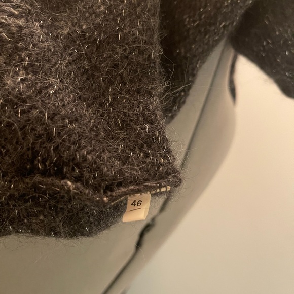 Dolce & Gabbana sweater 100% wool with leather DG - Picture 4 of 7